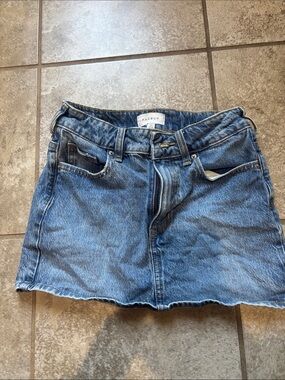 PacSun Light Blue Washed Denim Mini Skirt